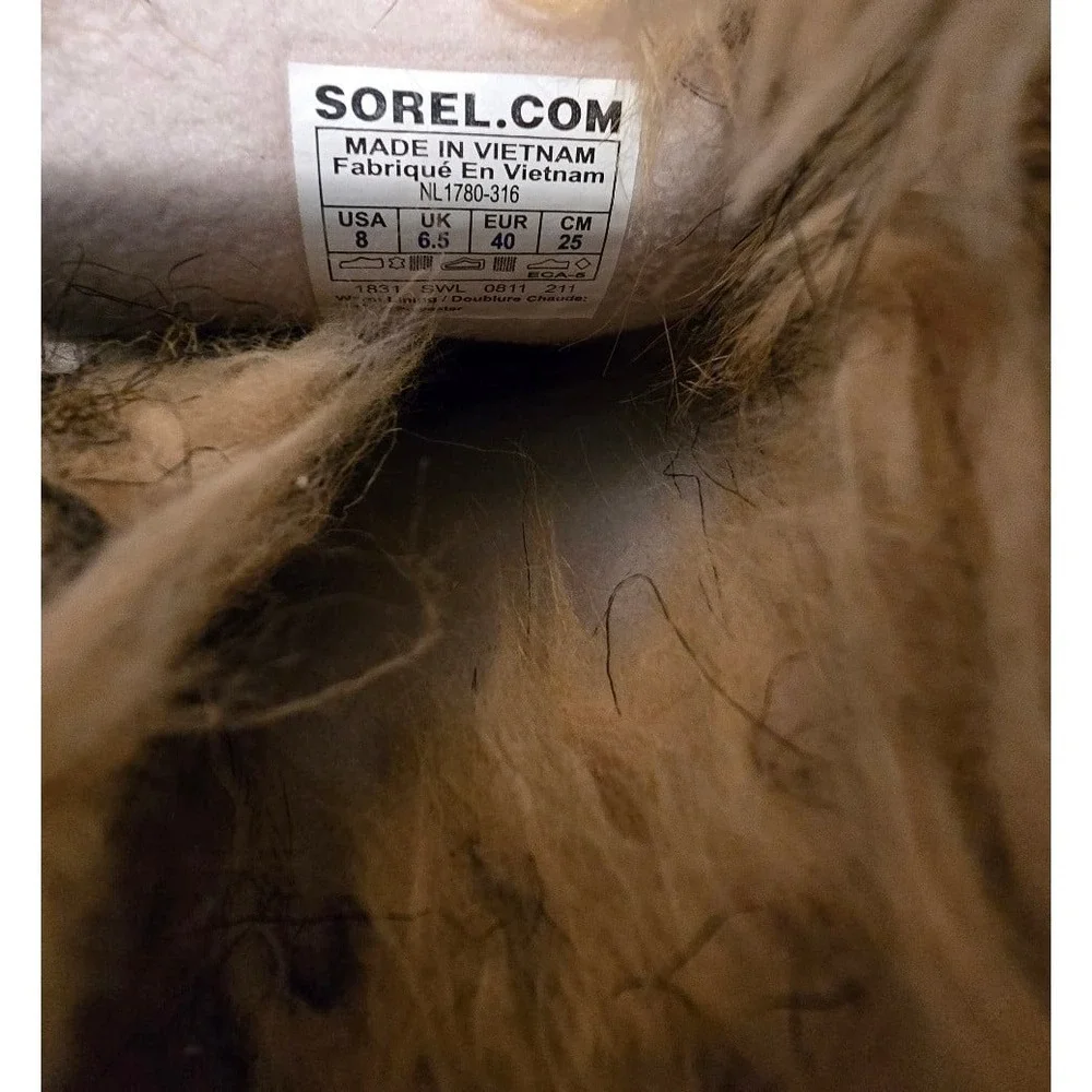 Sorel Tofino II Waterproof Winter Boots Womens Size 8‎ Camel Leather